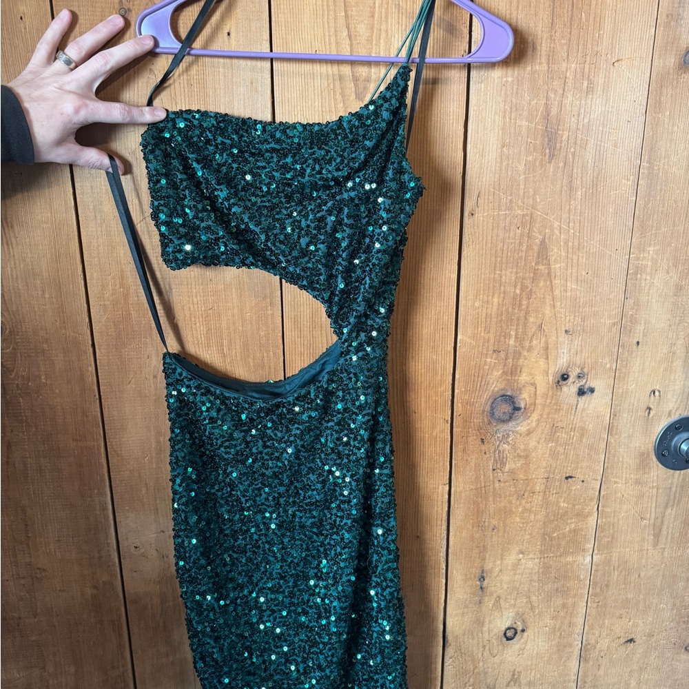 Green Sequin Dress